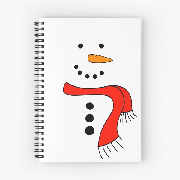 Item preview, Cute Doodle Snowman with Red Scarf, made by EndlessEmporium designed and sold by EndlessEmporium.