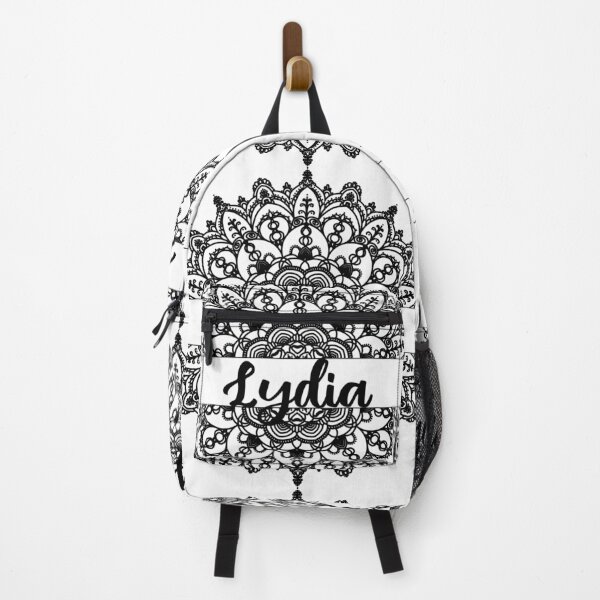 Item preview, First name Lydia mandala in black designed and sold by felinefeelings.