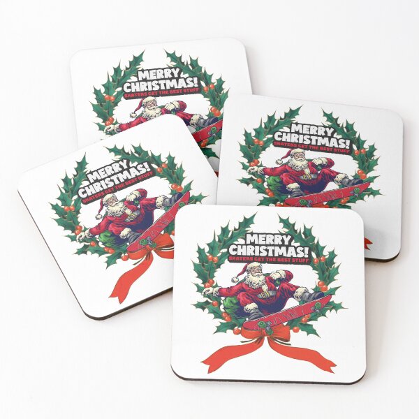 Item preview, skaters Get The Best Stuff | Funny Santa Christmas 2021 designed and sold by Rizty.