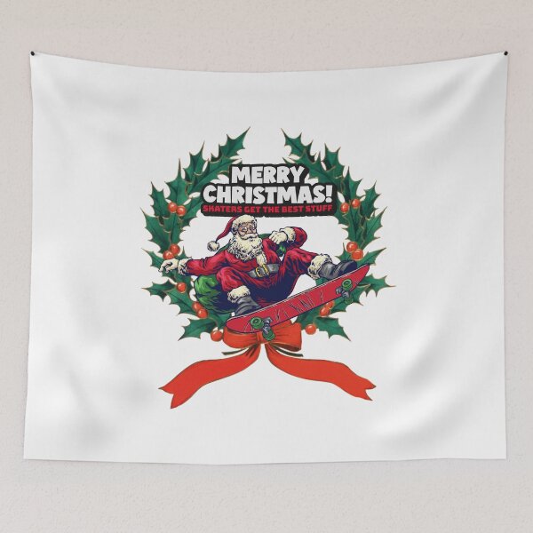 Item preview, skaters Get The Best Stuff | Funny Santa Christmas 2021 designed and sold by Rizty.