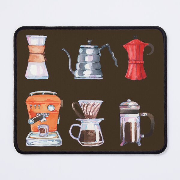 Artikelvorschau, Arten von Kaffeezubereitungsgeräten entworfen und verkauft von Alicia Chee.