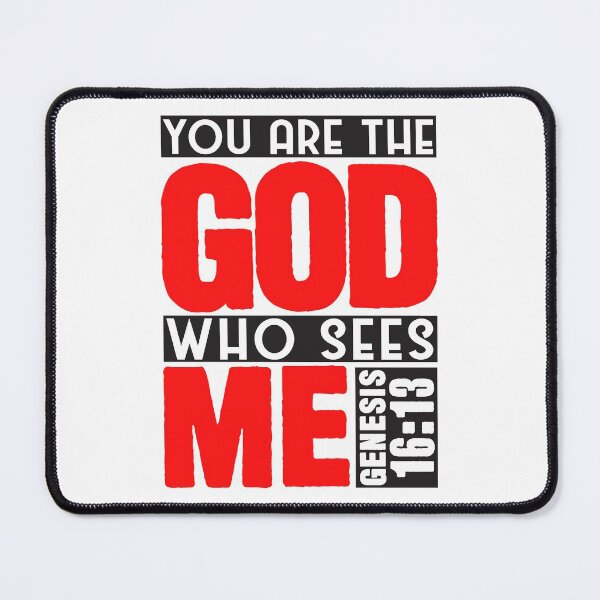 Item preview, Genesis 16:13 God Who Sees Me designed and sold by plushism.