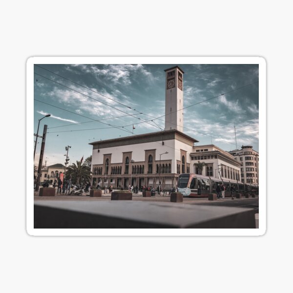 Aperçu de l'œuvre Tour de Guet de Casablanca, Tramway créée et vendue par StreetPhoto96.