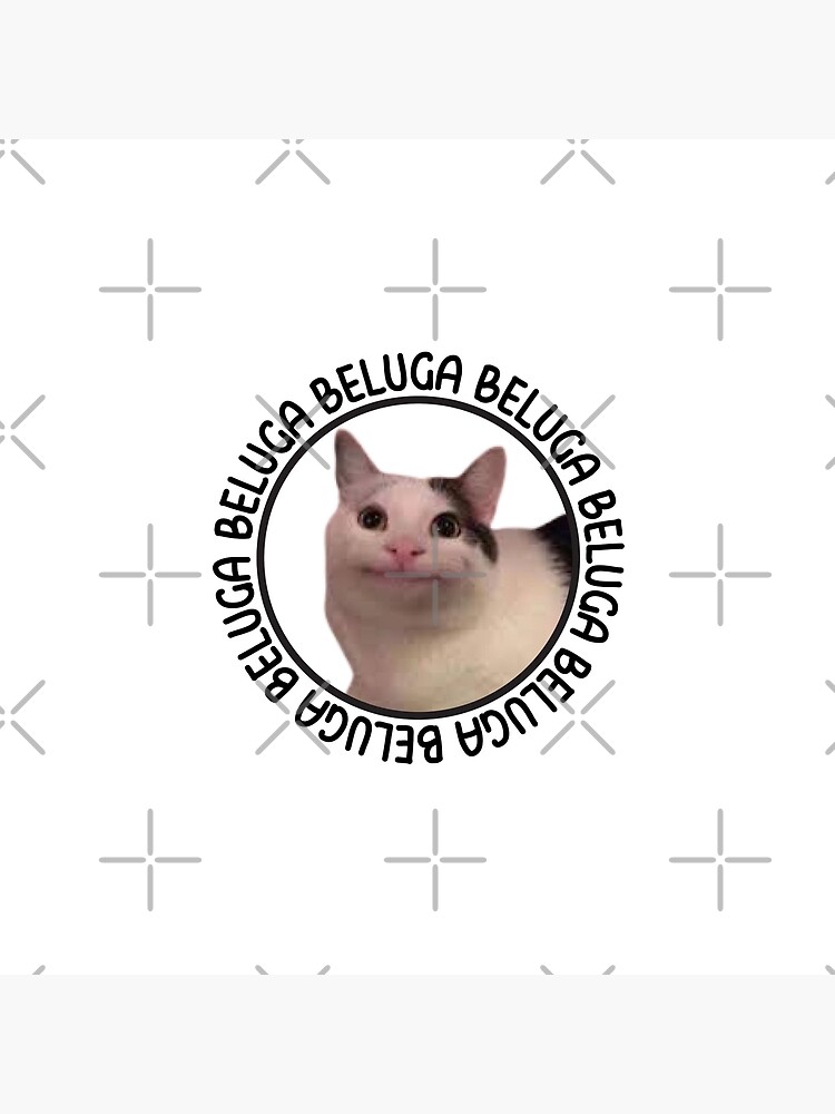 beluga cat meme | Art Board Print