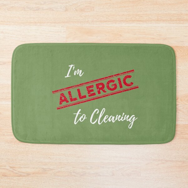 Item preview, I'm Allergic to Cleaning Funny Cleaning Lady Housekeeper designed and sold by SavvyCleaner.