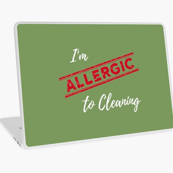 Item preview, I'm Allergic to Cleaning Funny Cleaning Lady Housekeeper designed and sold by SavvyCleaner.