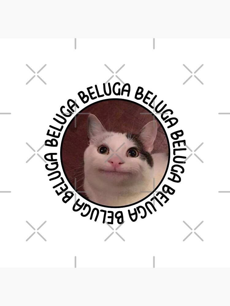 Beluga Cat Pfp Pins and Buttons for Sale