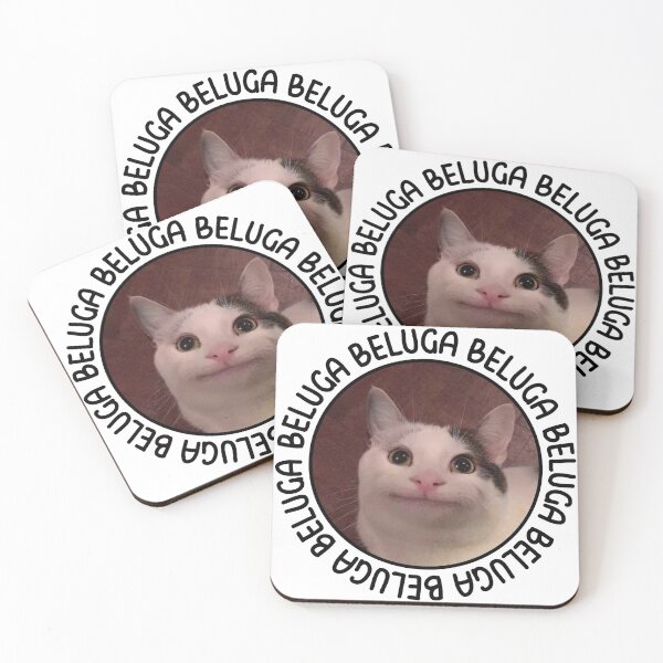 Item preview, Beluga cat discord meme designed and sold by anins-azuree.