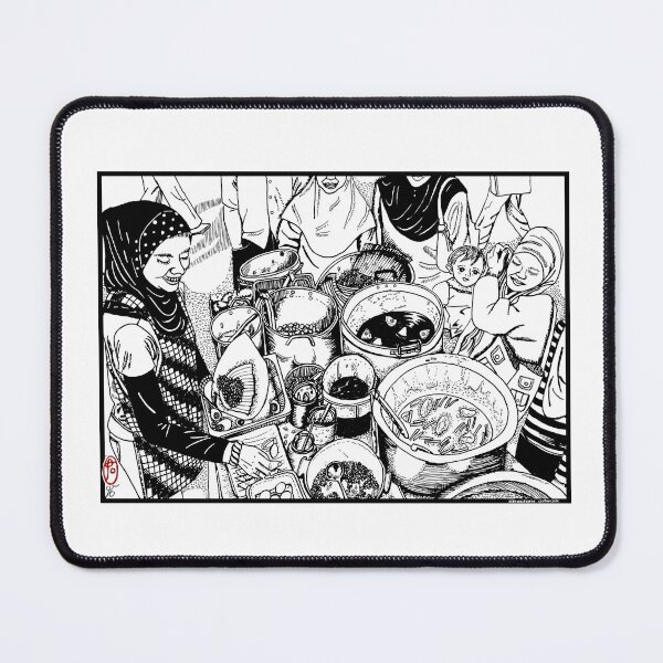 Item preview, Malaysia: Nasi Lemak Stall designed and sold by FrauTansArtwork.