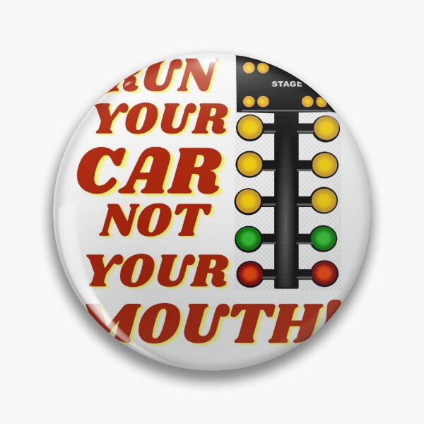 Item preview, Run Your Car Not Your Mouth Drag Racing Car Design Funny Parody designed and sold by TheScottRod.