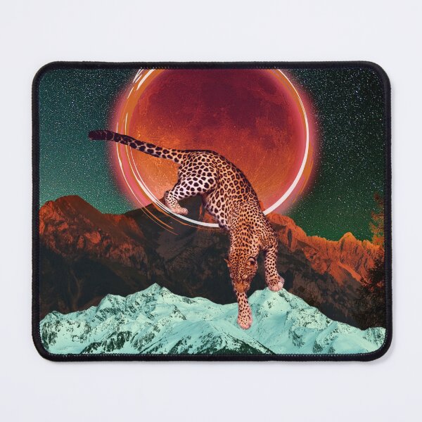 Item preview, Jaguar // animal nature inspired surreal digital collage designed and sold by Dorota Nowacka.