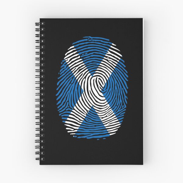 Item preview, Flag Of Scotland Fingerprint Identity Scotland Is In My DNA Gear designed and sold by DynamicDesign.