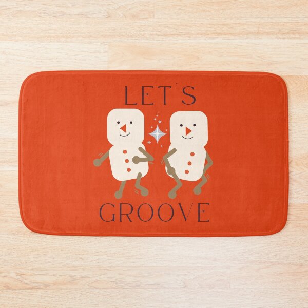 Item preview, Groovy Christmas Marshmallow Snowman (Red Version) designed and sold by aaalou.
