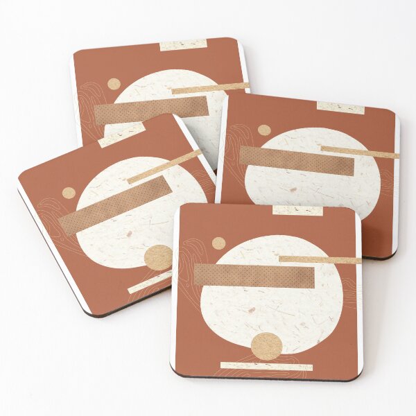 Item preview, Trendy Bohemian Graphics | Circles and Lines | Dark Orange designed and sold by DesignbyDAE.