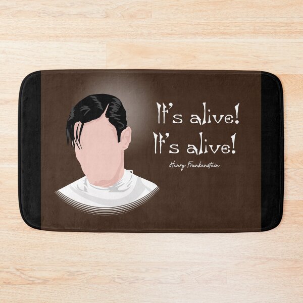 Item preview, It's Alive! It's Alive! - Minimalist TV & Movie design - Film & TV Art - Classic Horror Movie Quote designed and sold by PopCultArcade.