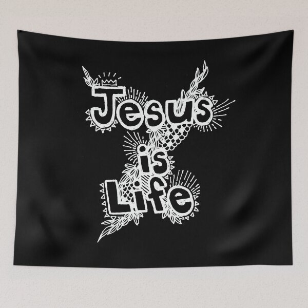 Item preview, Jesus is Life (White text) designed and sold by jaycejvr.