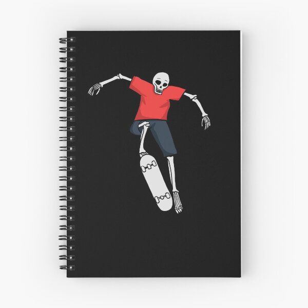 Item preview, Skeleton Skater Flip Trick Jumping Skeleton Skateboarder Gear designed and sold by DynamicDesign.