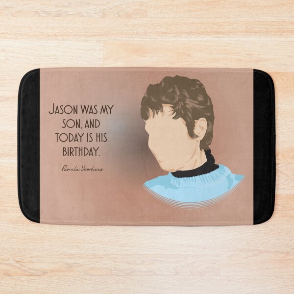 Item preview, Jason Was My Son, And Today Is His Birthday - Minimalist TV & Movie design - Film & TV Art - Horror Movie Quote designed and sold by PopCultArcade.