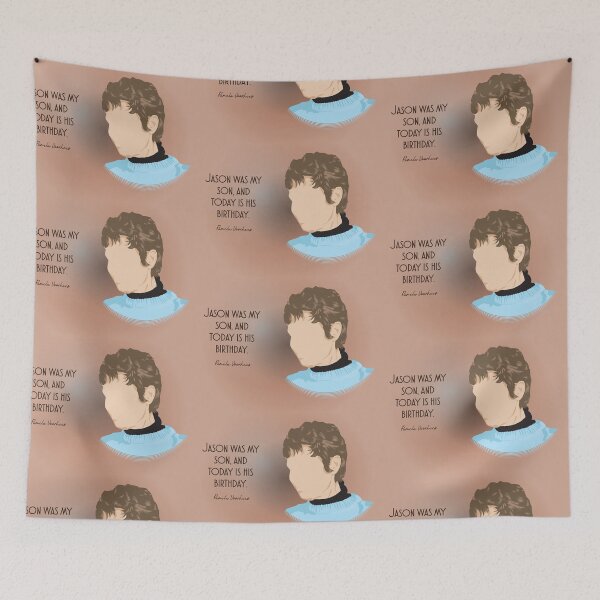Item preview, Jason Was My Son, And Today Is His Birthday - Minimalist TV & Movie design - Film & TV Art - Horror Movie Quote designed and sold by PopCultArcade.