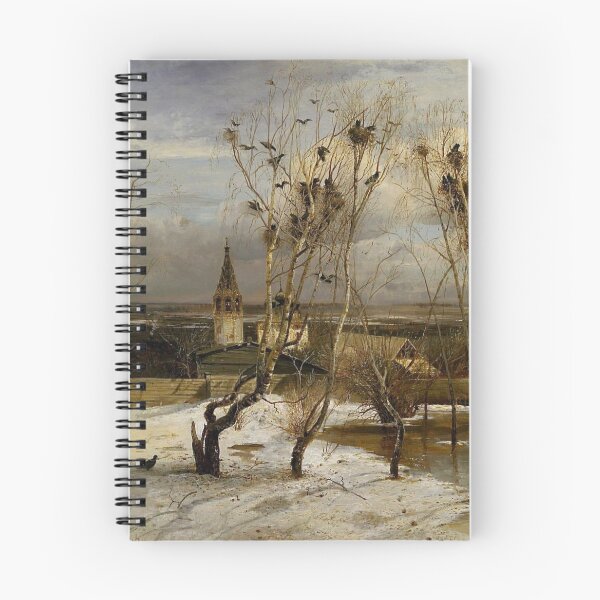 Item preview, The Rooks Have Arrived. Painted by Alexei Kondratievich Savrasov (1830–1897) designed and sold by Art Outlaws.