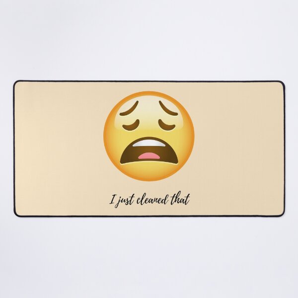 I Just Cleaned That Funny Cleaning Crew Housekeeping Fun Desk Mat