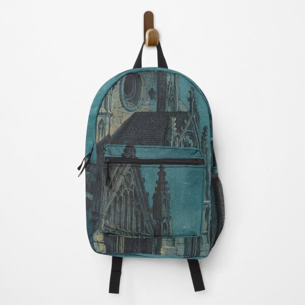 Item preview, Forecourt of a Gothic Cathedral by Moonlight. Painted by Carl Gustav Carus (1789 - 1869) designed and sold by Art Outlaws.