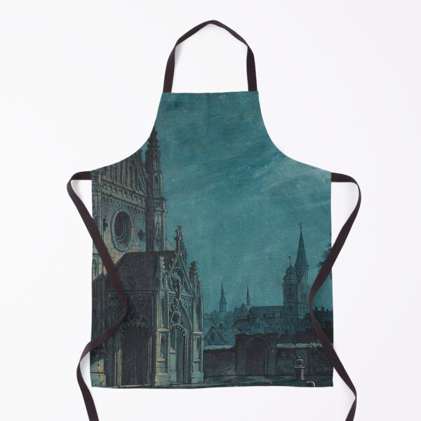 Item preview, Forecourt of a Gothic Cathedral by Moonlight. Painted by Carl Gustav Carus (1789 - 1869) designed and sold by Art Outlaws.