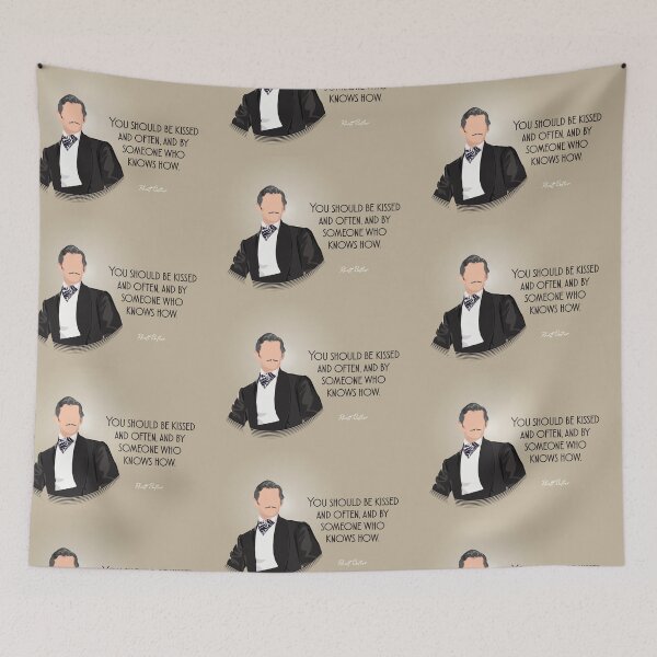 Item preview, You Should Be Kissed And Often, And By Someone Who Knows How - Minimalist TV & Movie design - Film & TV Art - Romance Quote designed and sold by PopCultArcade.