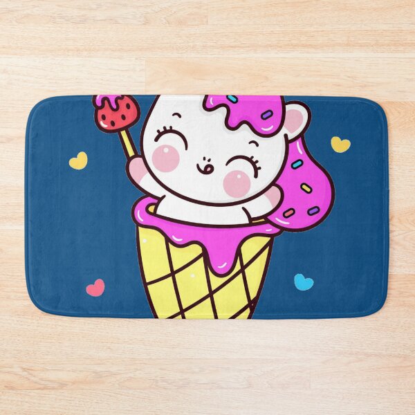 Item preview, Baby Unicorn with Ice-cream  designed and sold by KawaiiCrew.