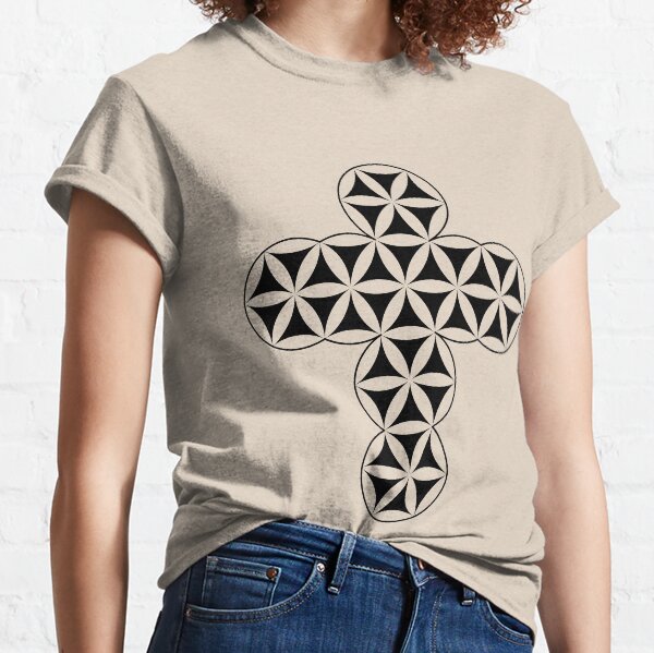 The Cross Of Life, Inverse 2D/Black. Classic T-Shirt
