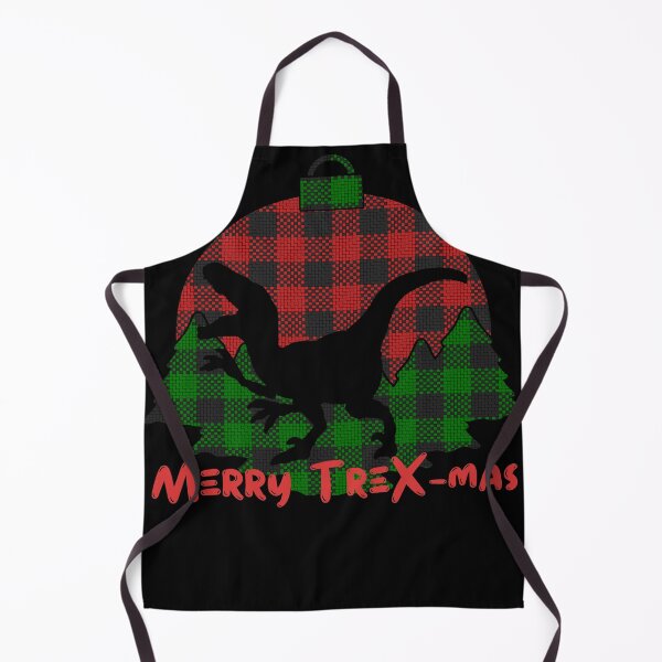 Item preview, Merry T-Rex-Mas - Dinosaur Funny Holiday with Plaid Tyrannosaurus Rex designed and sold by apathecary.