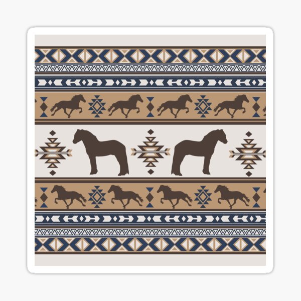 Boho horses | Icelandic horse tan Sticker