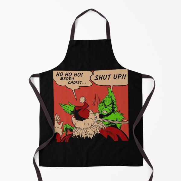 Item preview, Grinch Slaps Santa designed and sold by AwesomeWearIt.