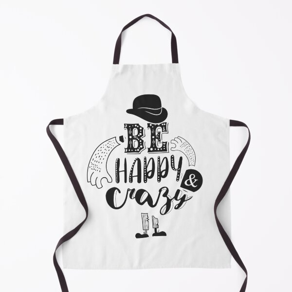 Item preview, Be Happy & Crazy designed and sold by BeeMeCreative.