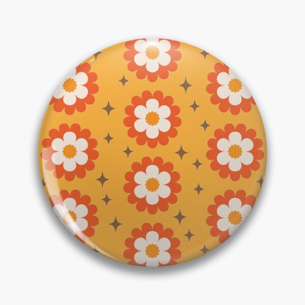 Item preview, 70s Flower Power Daisy Pattern  designed and sold by Natalie Tyler.
