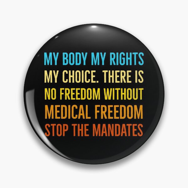 Item preview, STOP VAX MANDATES NO FREEDOM WITHOUT MEDICAL FREEDOM  designed and sold by HindSwan.
