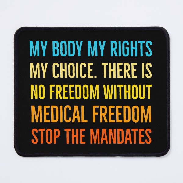 Item preview, STOP VAX MANDATES NO FREEDOM WITHOUT MEDICAL FREEDOM  designed and sold by HindSwan.