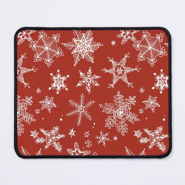 Item preview, Snow flakes (White on red) designed and sold by jaycejvr.