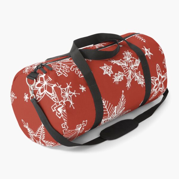 Item preview, Snow flakes (White on red) designed and sold by jaycejvr.