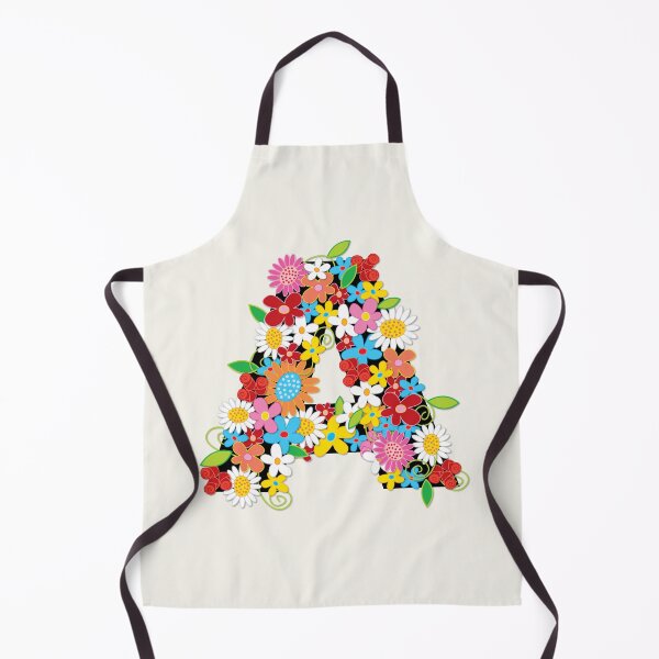 Item preview, Spring Flowers Alphabet A Monogram © fatfatin designed and sold by fatfatin.