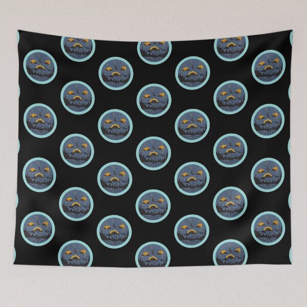 Item preview, Sunflower In The Night  - Teal Distressed Style Badge designed and sold by Onewivnacher.