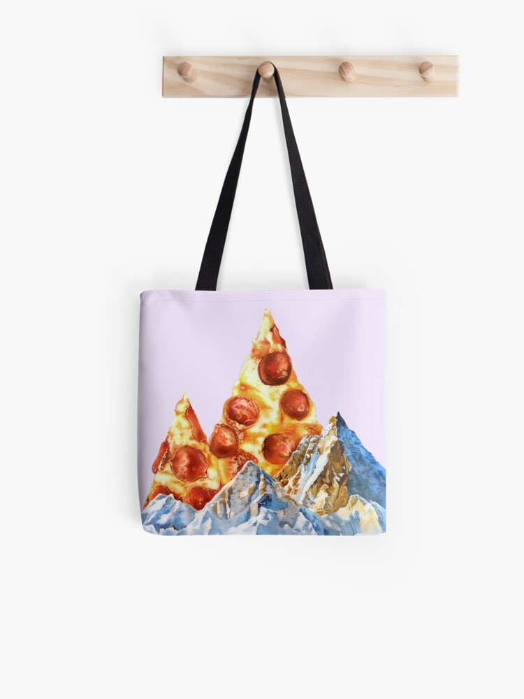 Thumbnail 1 of 2, Tote Bag, Pepperoni Pizza Peaks designed and sold by jamesormiston.