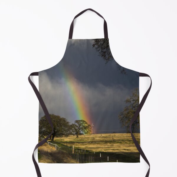 Item preview, Rainbow, rain, road near Stockton, California designed and sold by OrcaNature.