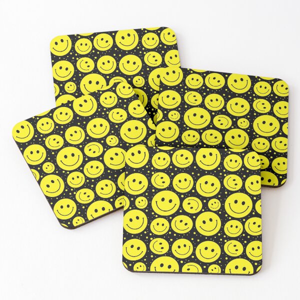 Item preview, Acid Smiley Face Repeat Pattern designed and sold by Brand13.