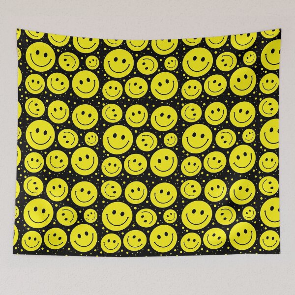 Item preview, Acid Smiley Face Repeat Pattern designed and sold by Brand13.