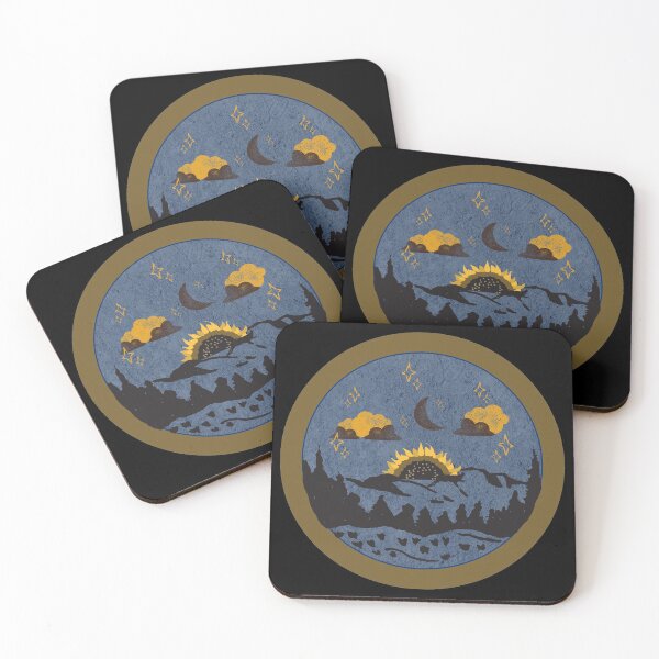 Item preview, Sunflower In The Night  - Brown Distressed Style Badge designed and sold by Onewivnacher.