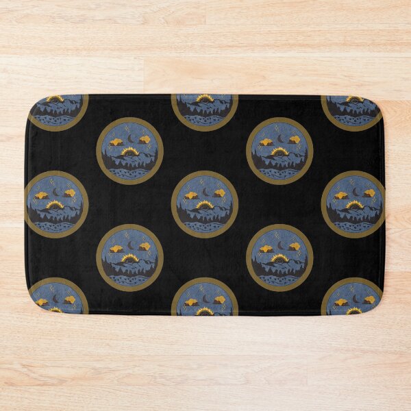 Item preview, Sunflower In The Night  - Brown Distressed Style Badge designed and sold by Onewivnacher.