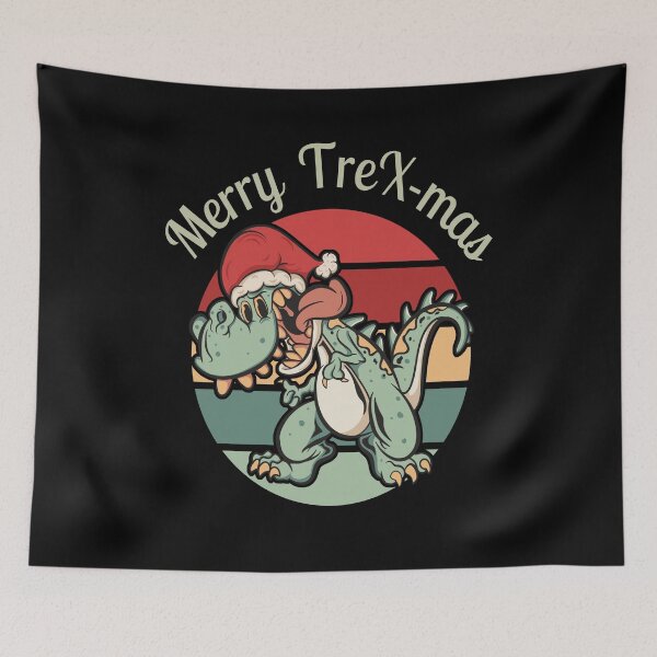 Item preview,  Merry T-Rex-Mas - Dinosaur Funny Holiday with Plaid Tyrannosaurus Rex designed and sold by apathecary.