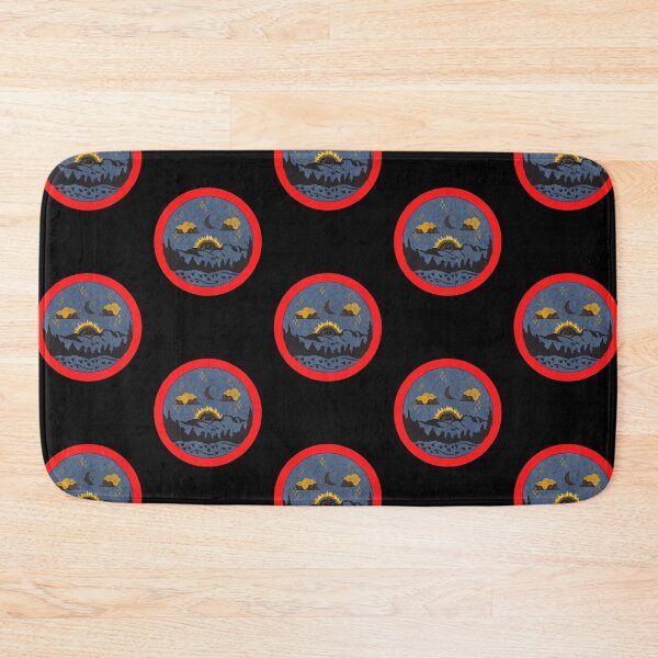 Item preview, Sunflower In The Night  - Red Distressed Style Badge designed and sold by Onewivnacher.