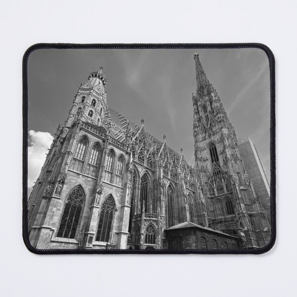 Item preview, black and white St. Stephen's Cathedral designed and sold by GenieRules.